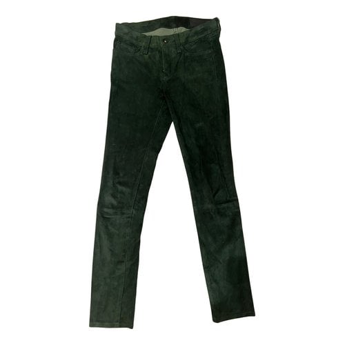 Pre-owned Rag & Bone Slim Pants In Green