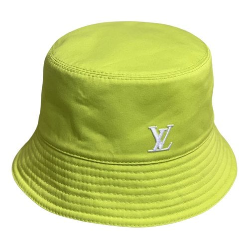 Pre-owned Louis Vuitton Hat In Yellow