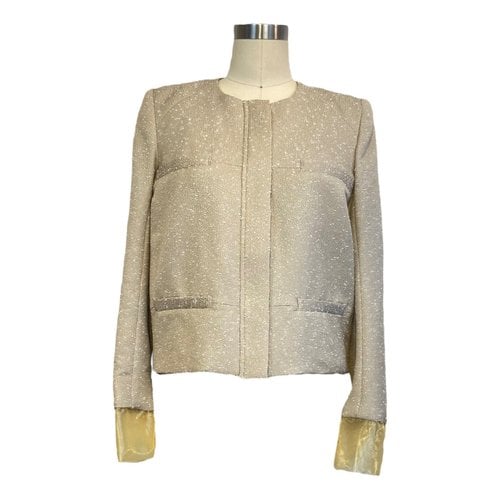 Pre-owned Zac Posen Jacket In Gold