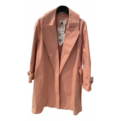 Pre-owned Maison Margiela Trench Coat In Pink