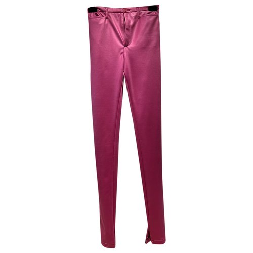 Pre-owned Balenciaga Leggings In Pink