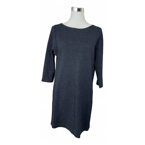 Pre-owned Harris Wharf London Wool Mid-length Dress In Blue