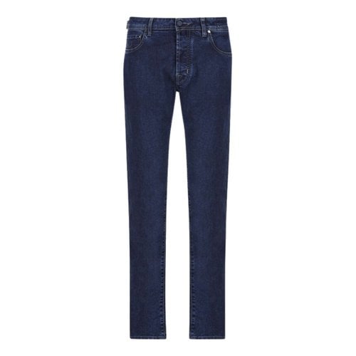 Pre-owned Jacob Cohen Slim Jean In Blue