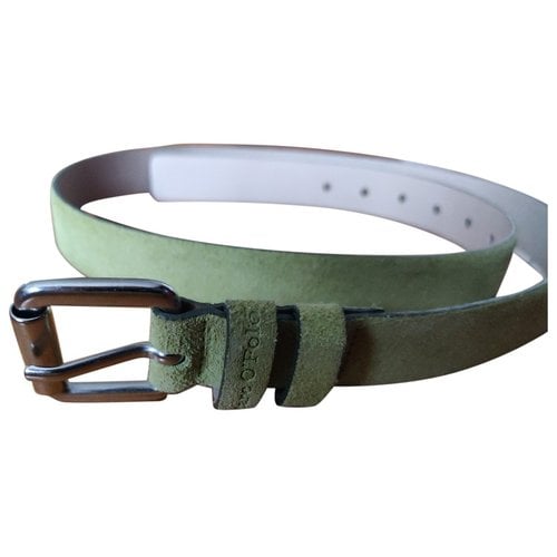 Pre-owned Marc O'polo Leather Belt In Green