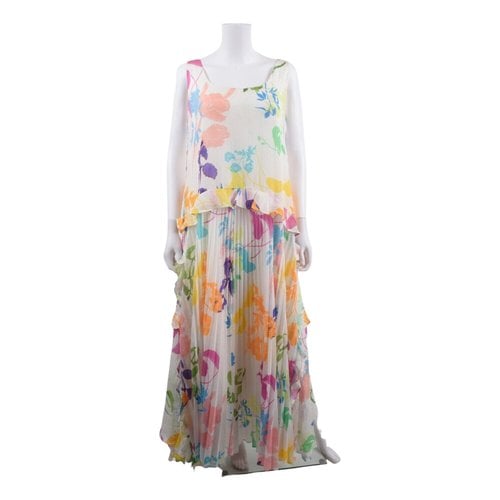 Pre-owned Tanya Taylor Silk Maxi Dress In Multicolour