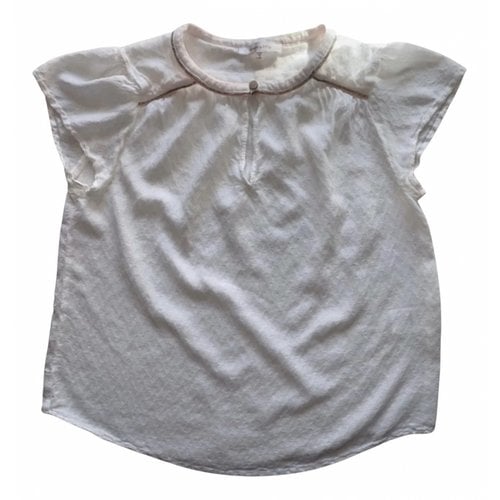 Pre-owned Grace & Mila Blouse In White