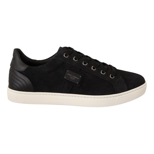 Pre-owned Dolce & Gabbana Low Trainers In Black