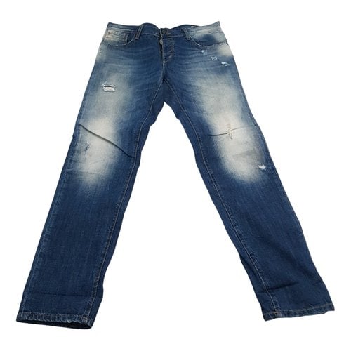 Pre-owned Antony Morato Straight Jeans In Blue