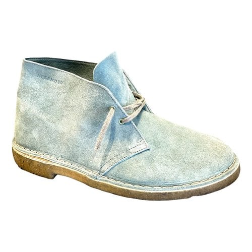 Pre-owned Jil Sander Boots In Blue