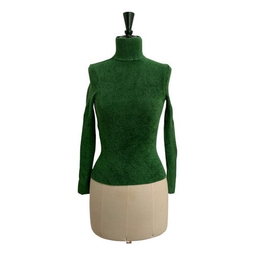 Pre-owned Alexandre Vauthier Wool Jumper In Green