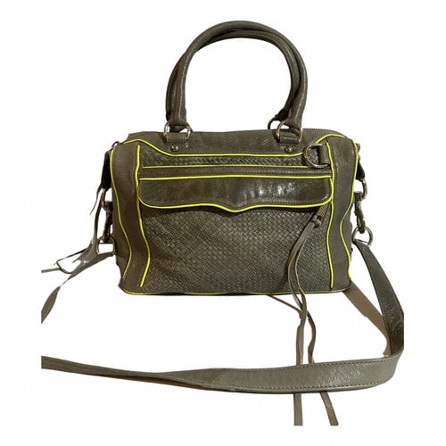 Pre-owned Rebecca Minkoff Leather Handbag In Grey