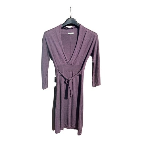 Pre-owned Brunello Cucinelli Cashmere Dress In Purple
