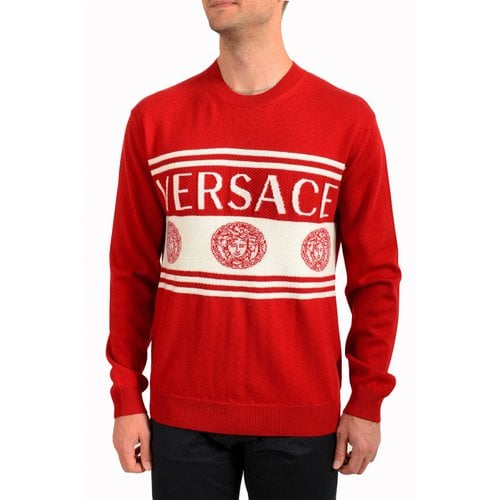 Pre-owned Versace Wool Knitwear & Sweatshirt In Red