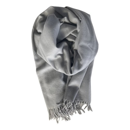 Pre-owned Agnona Cashmere Scarf In Blue