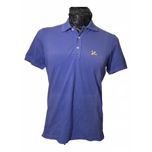 Pre-owned Isaia Polo Shirt In Purple