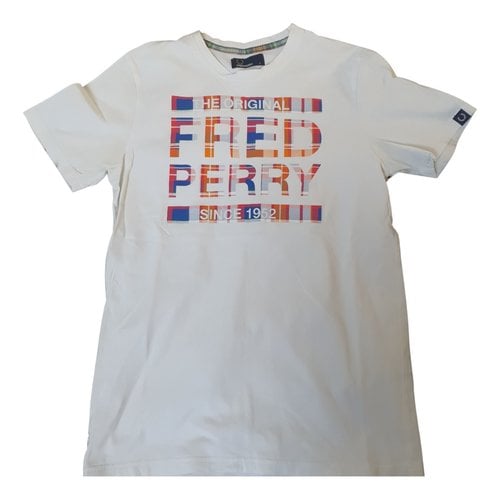 Pre-owned Fred Perry T-shirt In White