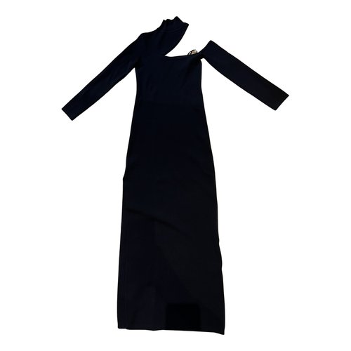 Pre-owned P.a.r.o.s.h Maxi Dress In Black