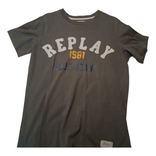 Pre-owned Replay T-shirt In Green