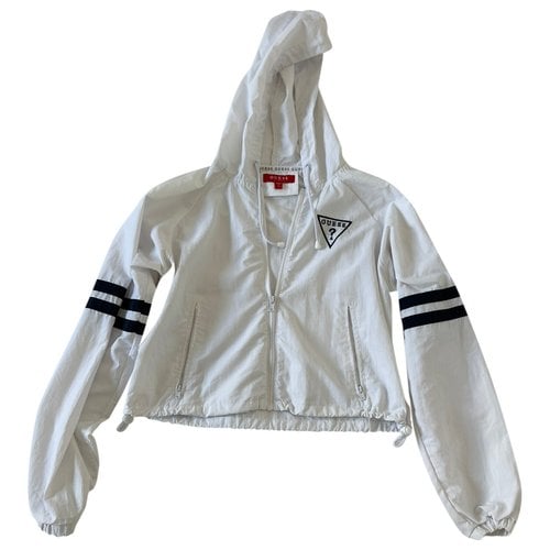 Pre-owned Guess Jacket In White