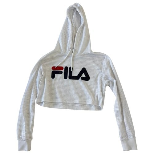Pre-owned Fila Sweatshirt In White