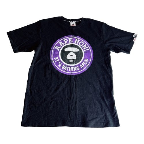 Pre-owned A Bathing Ape T-shirt In Black