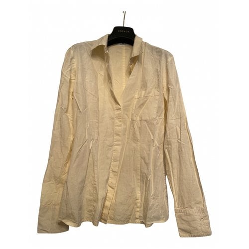 Pre-owned Aigner Blouse In Yellow