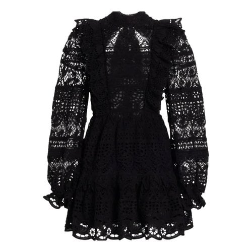 Pre-owned Sea New York Mini Dress In Black