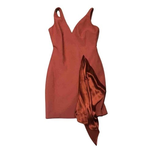 Pre-owned Cinq À Sept Mini Dress In Red