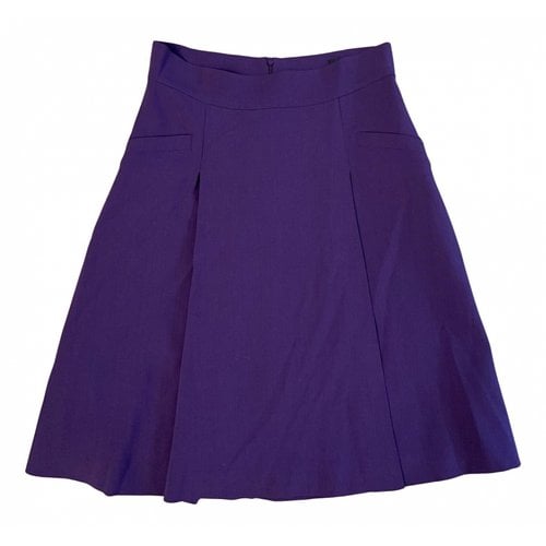 Pre-owned Fendi Skirt In Purple