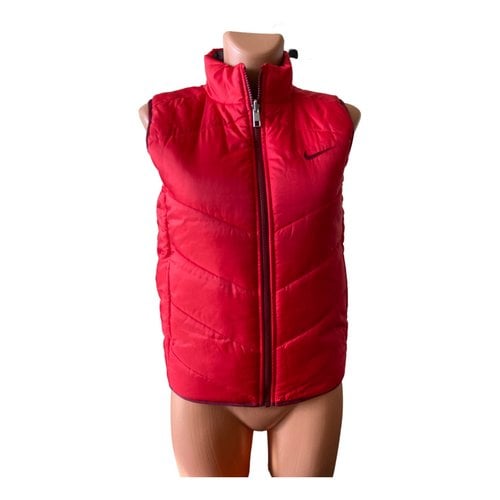 Pre-owned Nike Short Vest In Red