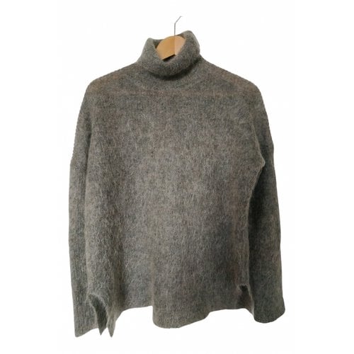 Pre-owned By Malene Birger Wool Jumper In Grey