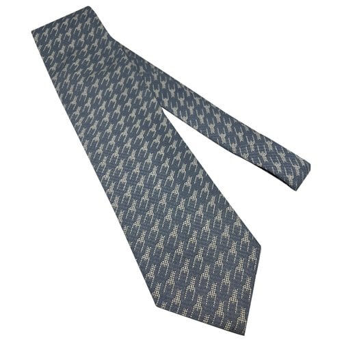 Pre-owned Emporio Armani Silk Tie In Blue