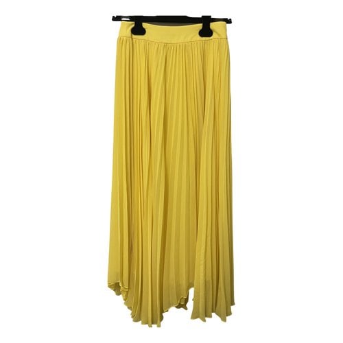 Pre-owned Alice And Olivia Maxi Skirt In Yellow