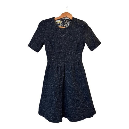 Pre-owned Hobbs Wool Mid-length Dress In Blue