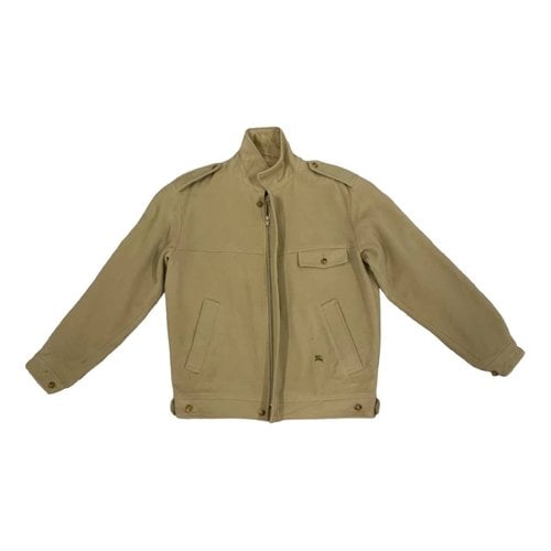 Pre-owned Burberry Cashmere Jacket In Beige