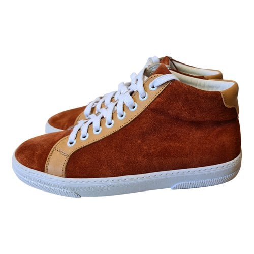 Pre-owned Vanessa Bruno Leather Trainers In Brown