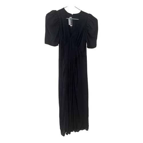 Pre-owned Rotate Birger Christensen Mid-length Dress In Navy