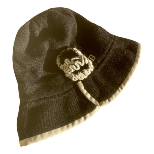 Pre-owned Blumarine Wool Hat In Black
