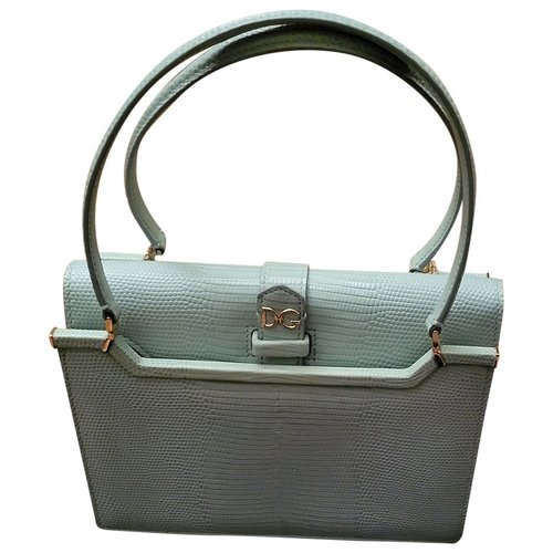Pre-owned D&g Leather Handbag In Green