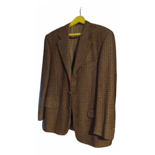Pre-owned Ermenegildo Zegna Wool Vest In Brown