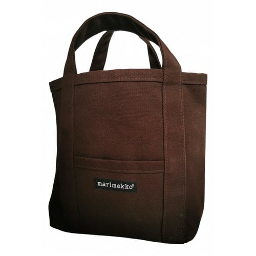 Pre-owned Marimekko Handbag In Brown