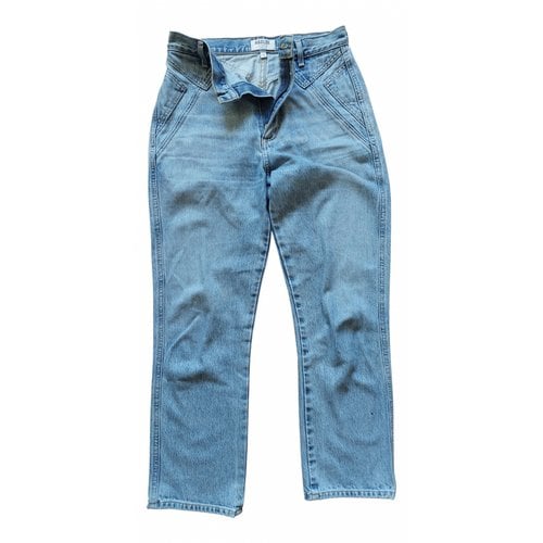 Pre-owned Agolde Trousers In Blue