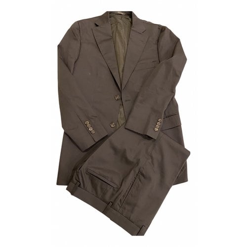 Pre-owned Baldessarini Suit In Brown