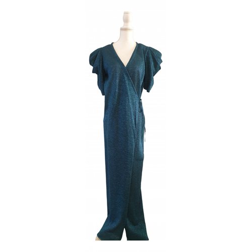Pre-owned Circus Hotel Maxi Dress In Navy