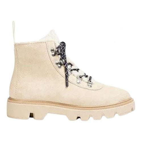 Pre-owned Rag & Bone Ankle Boots In Beige