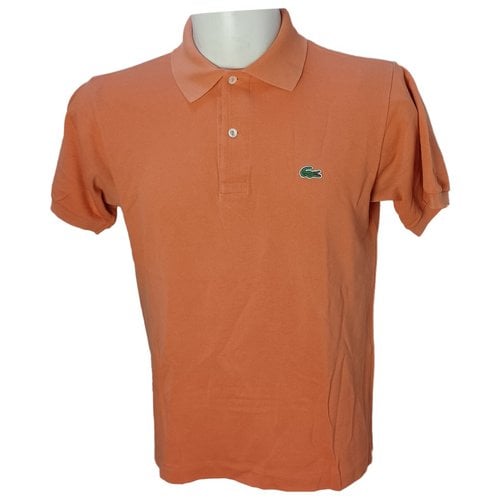 Pre-owned Lacoste Polo Shirt In Orange
