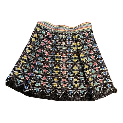 Pre-owned Marco De Vincenzo Mini Skirt In Multicolour