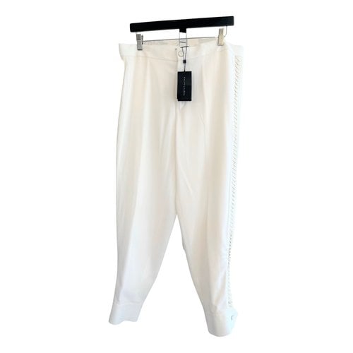 Pre-owned Ralph Lauren Trousers In White