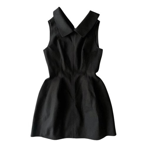 Pre-owned Alaïa Mini Dress In Black