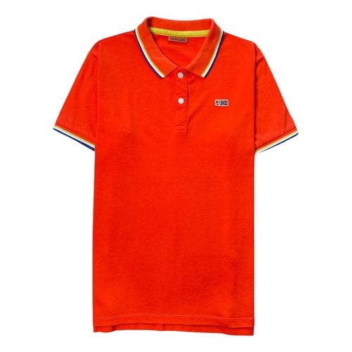 Pre-owned Napapijri Polo Shirt In Orange